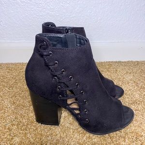 Black booties size 6.5